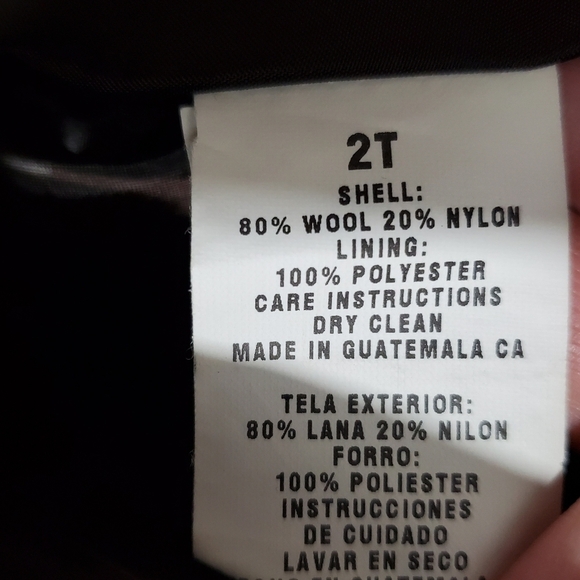 Rothschild Vintage Brown Wool Heirloom Pea Coat - Picture 5 of 6